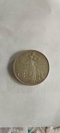 moneta 2 lire cinquantenario 