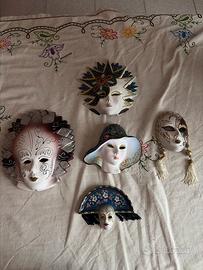 Set maschere veneziane da collezione