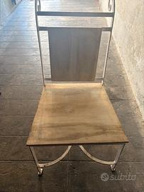 Sedie in ferro battuto