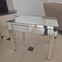 Set comodini Porada vetro specchio