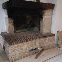 caminetto aperto ventilato