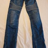 Overlap, Jeans moto donna con protezioni