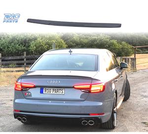 SPOILER AUDI A4 B9 SEDAN 15-19 LOOK RS4 NERO OPACO