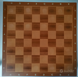 Scacchiera dal negro con numeri e lettere