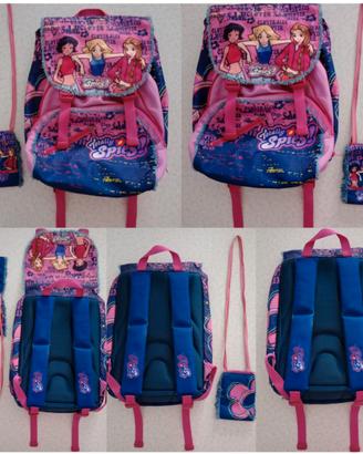 Zaino Scuola Totally Spies & Borsa a Tracolla 2004