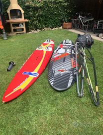 Tavole Windsurf con rigg