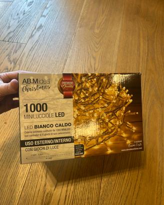 Luci natalizie (1000) per albero di Natale