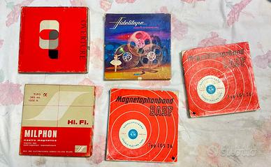 Nastri Reel Tape Bobine Audio 7" pollici 18 cm reg