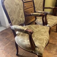 2 sedie stilo classico in legno