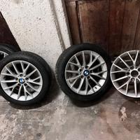 4 Cerchi 17" Originali BMW Style 380 + Sensori TPM