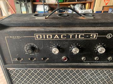 Amplificatore valvolare  vintage davoli didactic 9