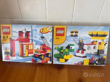 Lego pompieri e castello NUOVI