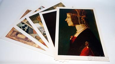5 Stampe d'Arte - Opere Famose da Incorniciare