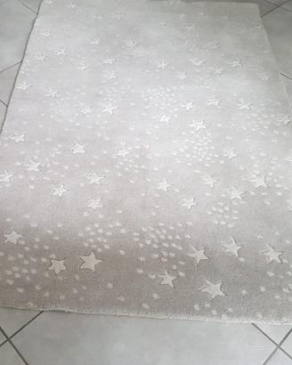 Tappeto Maison du Monde in lana grigio + stelline