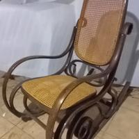 Sedia a dondolo anni 60