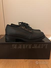 Scarpe stringate LIFE pelle 36 Usate Una Volta