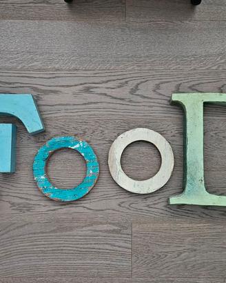 Lettere metallo vintage FOOD & DRINK