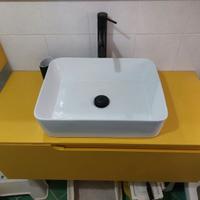 mobile bagno completo giallo deghi