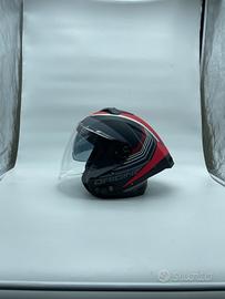 CASCO ORIGINE APRICA + BT SHADE ROSSO GRIGIO NERO 