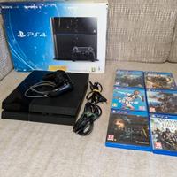 PS4 con 6 giochi