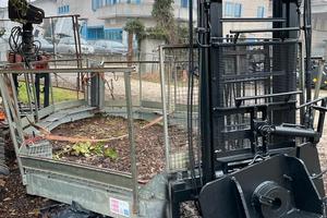 S25 Piattaforma raccolta per escavatore o muletto