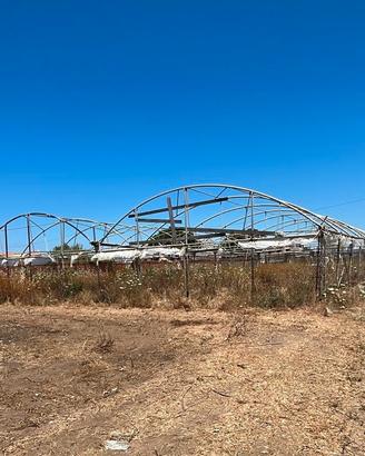 Struttura in ferro per serra