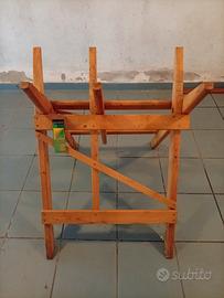 cavalletto per taglio legna