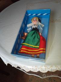 costume folcloristico ciociaro cm 36 vintage 