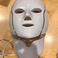 Maschera viso a led con collo