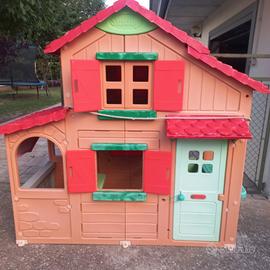 grande casa Smoby 2 piani con scala e soppalco 