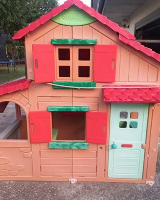 grande casa Smoby 2 piani con scala e soppalco 