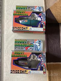 Robot Changers Space Ship - lotto 2 pz - vintage