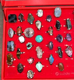 ANELLI IN PIETRA NATURALE-artigianali e originali