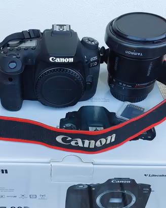 canon eos 90D aps-c  più obiettivo Tamron 28/200