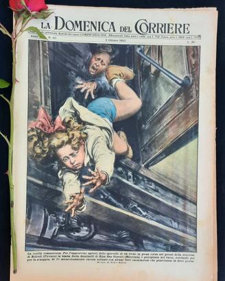 La Domenica del Corriere  5 ottobre 1952 Goya