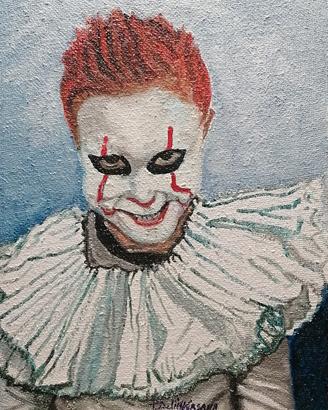 Quadro Halloween, olio del pittore Dell'Aversana 