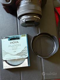 Kit Obiettivo Canon R + Filtro UV Hoya + Parasole