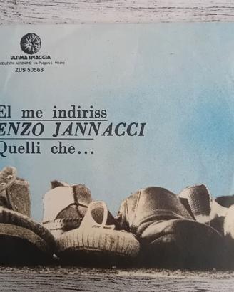 Vinile 45 giri Enzo Jannacci 
