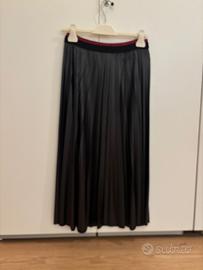 gonna  pieghe similpelle