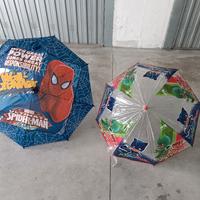 Ombrelli per bambini pj mask e spiderman 