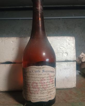 Bottiglia di vino da collezione anno 1964