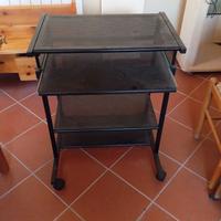 Mobiletto porta PC e stampante