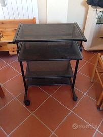 Mobiletto porta PC e stampante