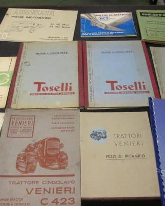 CATALOGHI RICAMBI di macchine agricole d'epoca