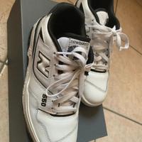New balance 550 bianche nere