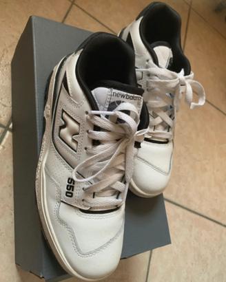 New balance 550 bianche nere