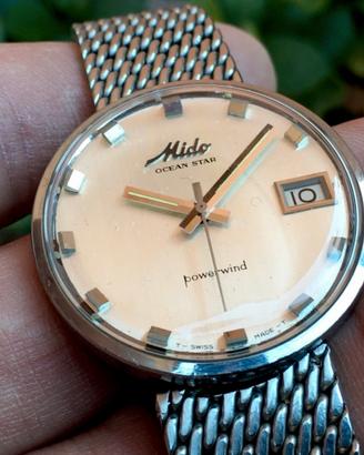 Mido Ocean Star Powerwind Swiss Made All Original
