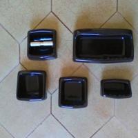 Accessori bagno porcellana bianco beige marrone 