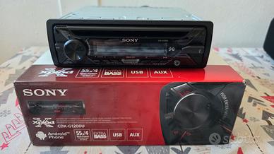 Autoradio sony CDX G1200U 220W  come nuova