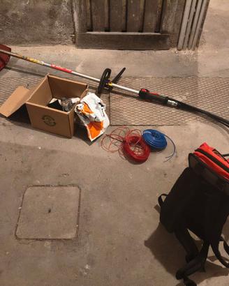 Decespugliatore Kawasaki tj53 spalleggiato 